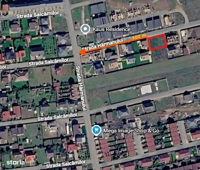 Teren de 500 mp, în Hărmanului
