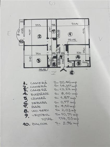 Apartament 3 camere TEI - 13