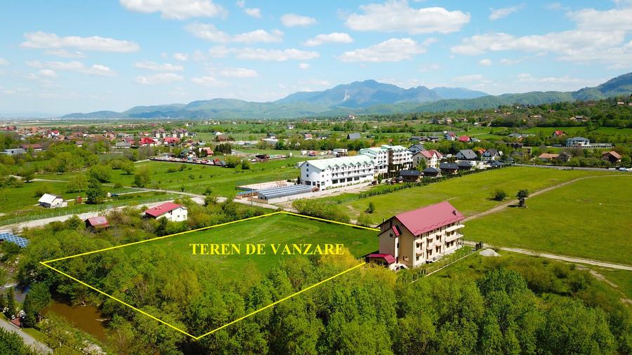 Teren superb in Bran cu parau in spatele lui - 5