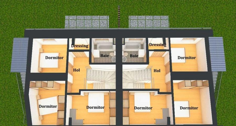 Duplex modern în zona Oașului, ideal pentru o familie, investiție - 7