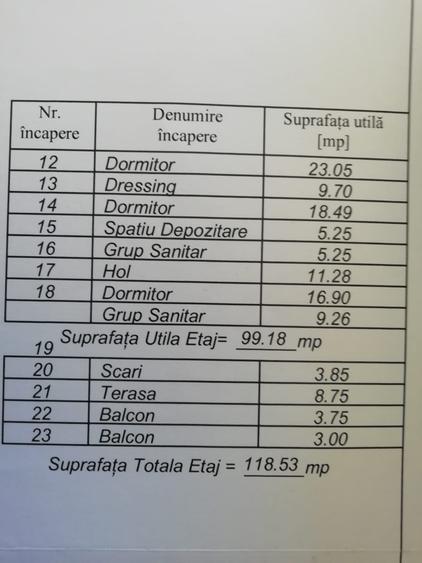 Casa individuala | Curte 700 mp | Garaj, terase, Centrala termica, acte la zi - 15