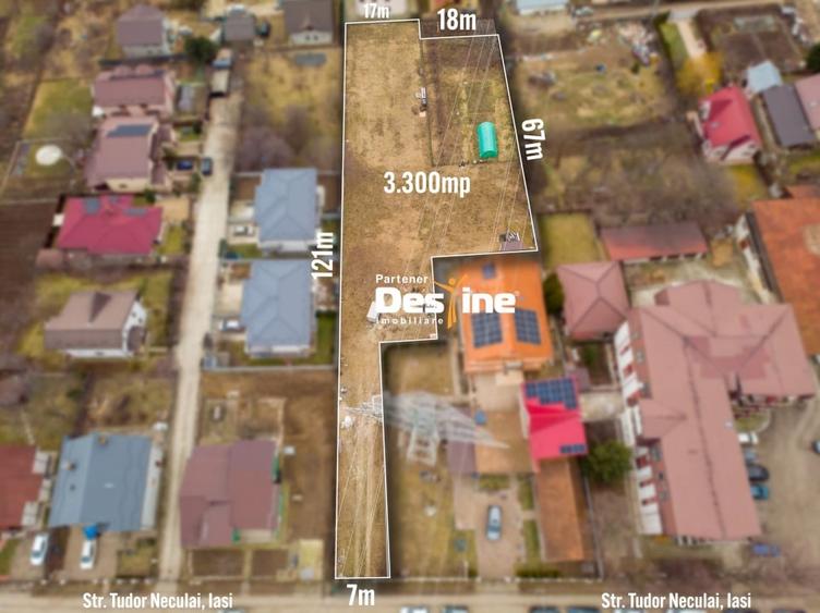 Teren Intravilan 3300 mp Tudor Neculai - CUG, Utilități, Deschidere Stradală - 9