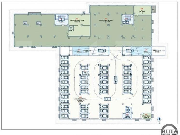 Spatiu open space in cladire Clasa A+ - 14