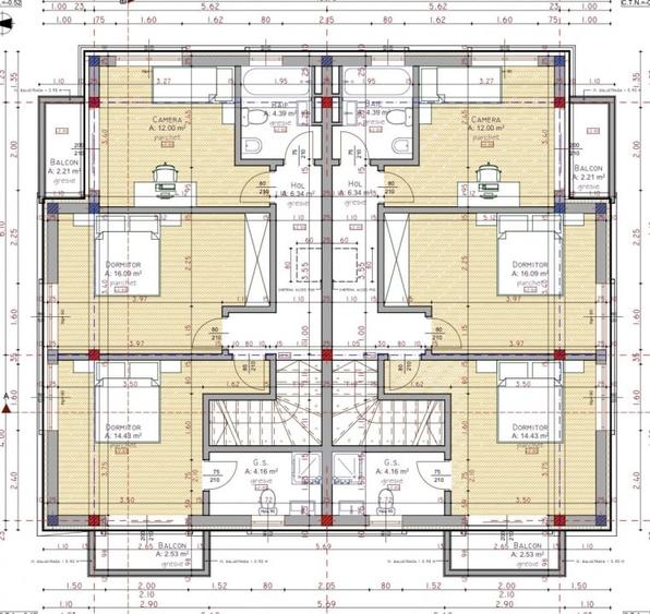 Duplex cu 4 camere - 110 mp utili - la 4 benzi - Mosnita Noua - 3
