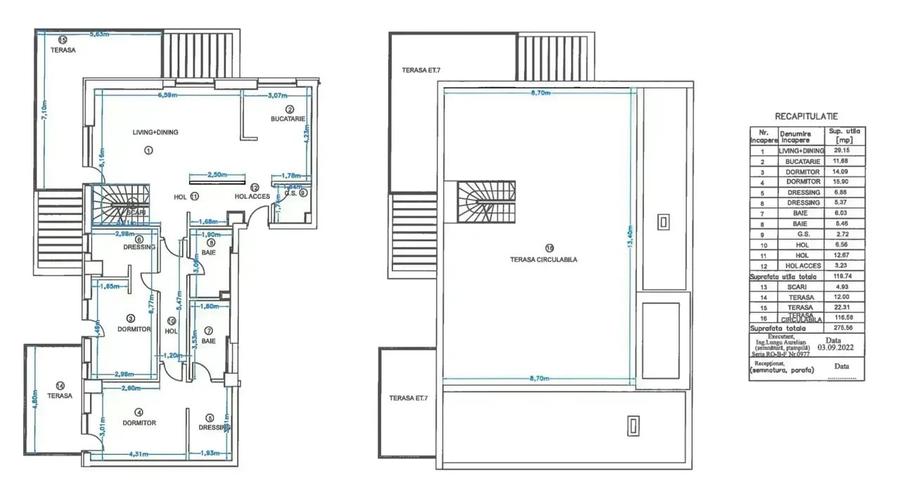 Pret Promo Pipera Penthouse 3 Camere LUX 120 mp utili + 275 mp terase - 4