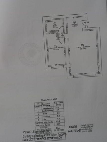 Apartament 2 camere 66 mpu - Ivory Residence Pipera - Premium - 6
