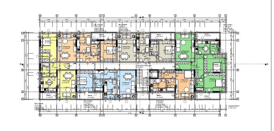 Dobroesti | Teren 2000 Mp | Proiect Autorizat S+D+P+3 | 23 Apartamente - 8