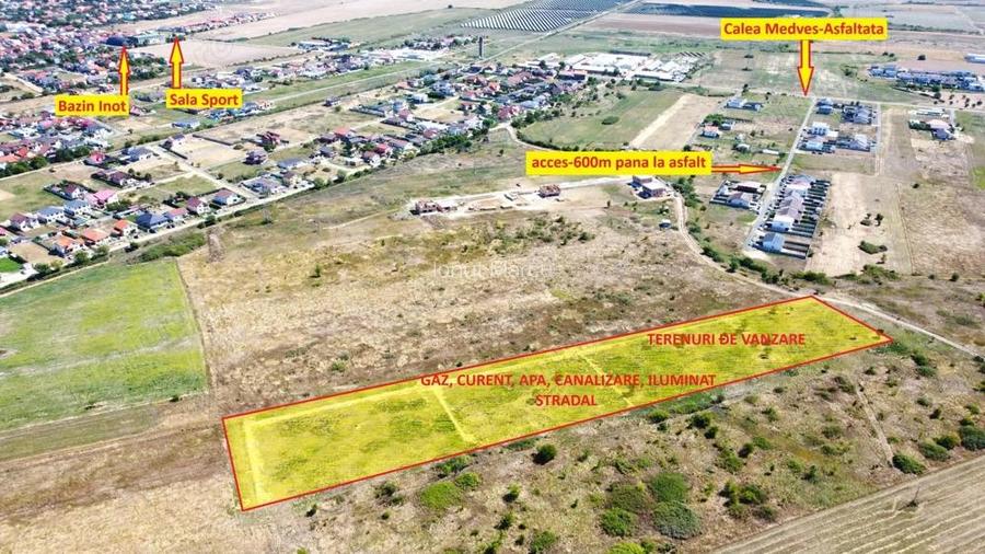 Terenuri de vanzare Mo?ni?a Noua TOATE UTILITATILE-plata RATE