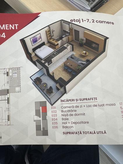 Apartament NOU 2 camere GrandHill Lotus center - 8