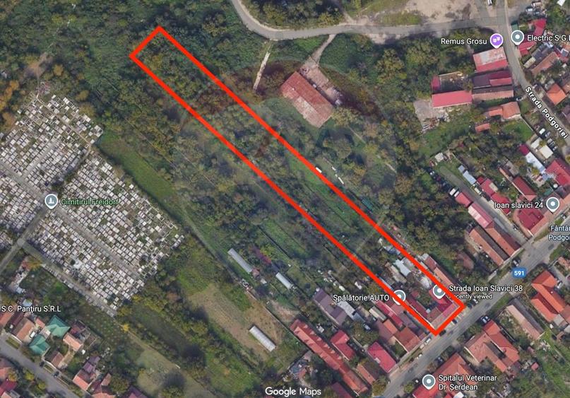 Teren 5,725 mp Timisoara / Strada Ion Slavici, nr. 38-40 - 1