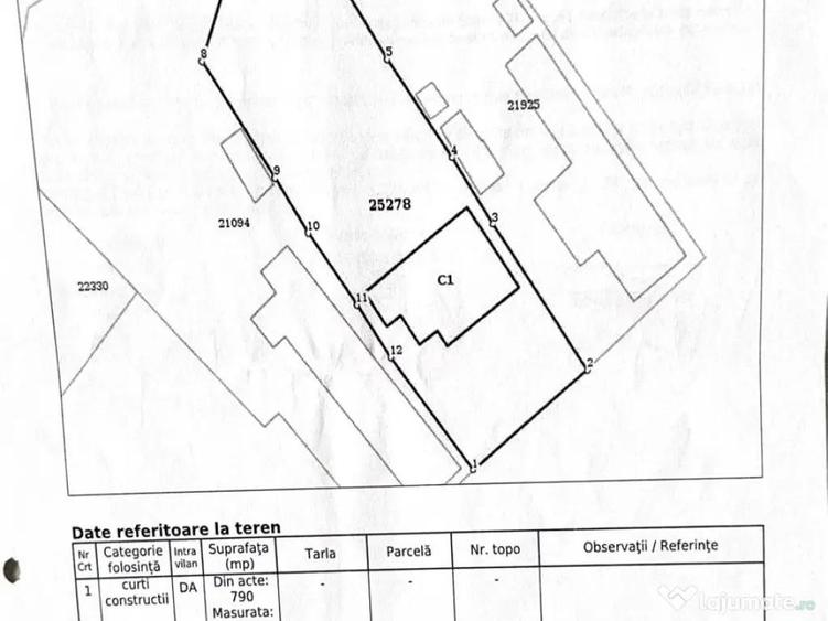 Vand teren intravilan in Borcea fostul Pietroiu 790mp strada principala - 2