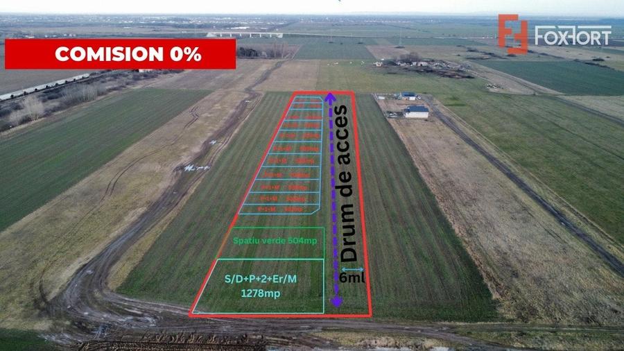 Teren de bloc 1.278mp cu PUZ in lucru - Ideal pentru Investitii - 1