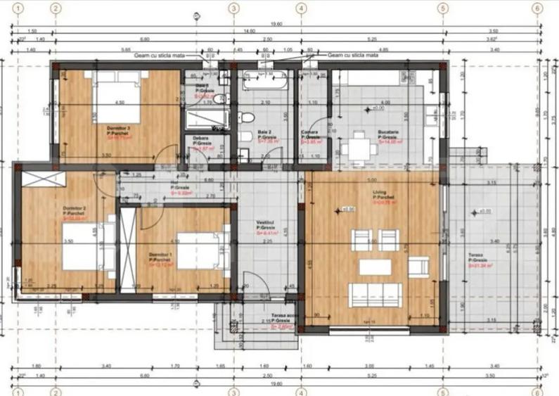 Teren intravilan, 5 ari cu funda?ie, proiect casa, zona Ghi - 5