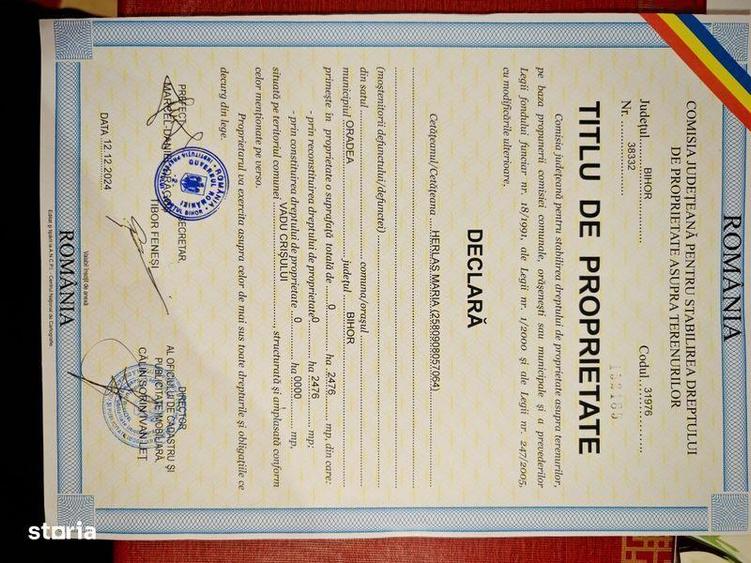 Vand teren intravilan Tomnatic - 1