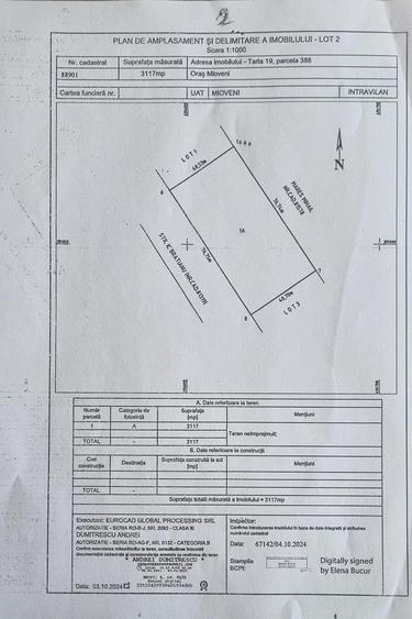 Teren intravilan premium de vanzare 7.002 mp | Deschidere 70 m la bulevard | Mioveni - 9