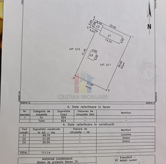 Casa de vacanta, Cazasu cu suprafata generoasa teren 824mp - 2