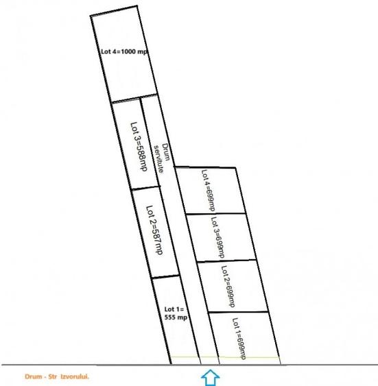 Teren INTRAVILAN de vânzare în CLINCENI-Bragadiru  587 mp - 5