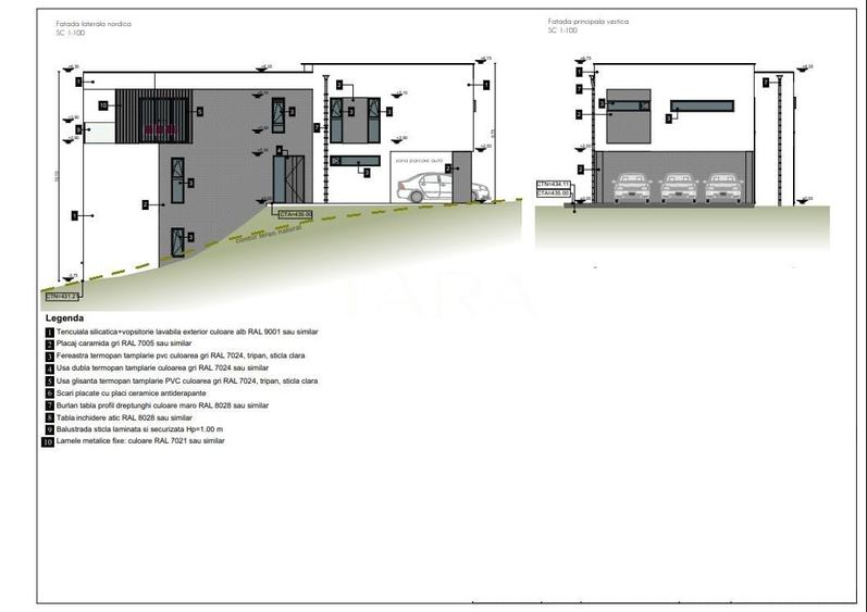 Arhitectura contemporana. Parte de duplex. Cartierul nou C&acirc;mpului. - 3