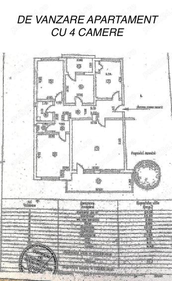 Apartament 4 camere, 123 mp Ultracentral, zona Teatru Tribunalul Nou, Foc?ani