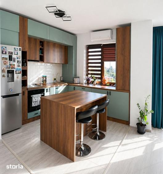 Apartament cu 2 camere, mobilat în Dumbrăvița