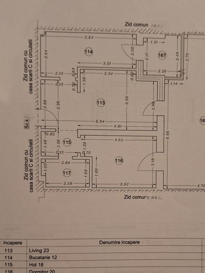 Apartament cu 2 camere decomandat, mobilat în Tomis Nord