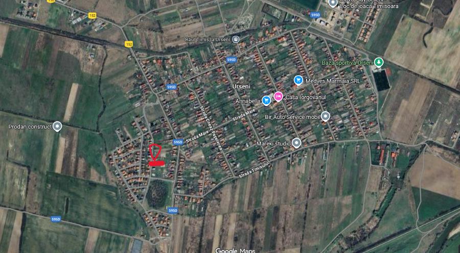 Teren Construcții intravilan de 1019 mp, în Urseni