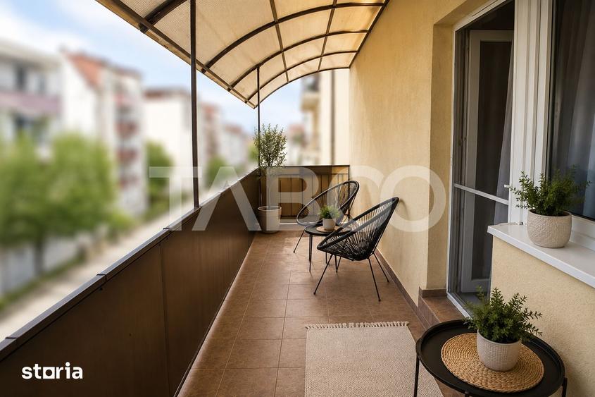 Apartament cu 3 camere decomandat, mobilat în Turnișor
