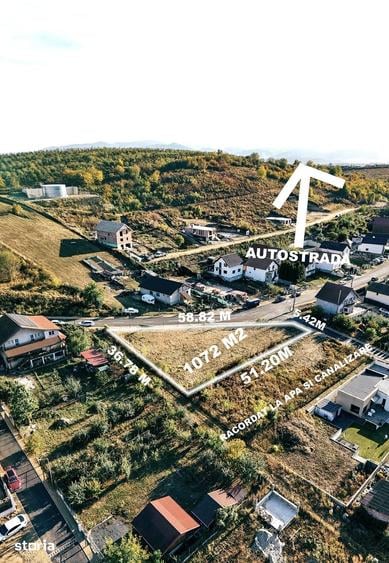 Teren de 1072 mp, în Șura Mare