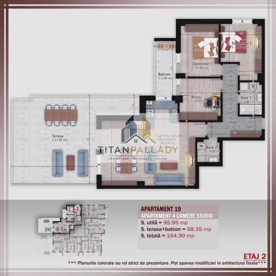 Apartament cu 4 camere decomandat în Theodor Pallady