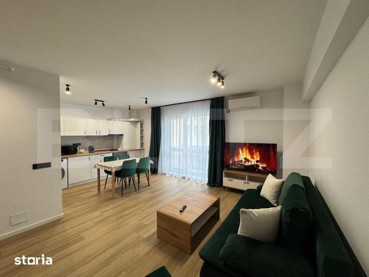 Apartament o camera, LUX, 45 mp, parcare subterana, zona Manastur - 2