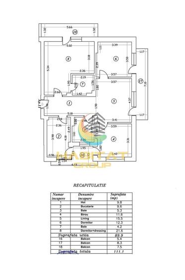Apartament cu 4 camere semidecomandat în Berceni