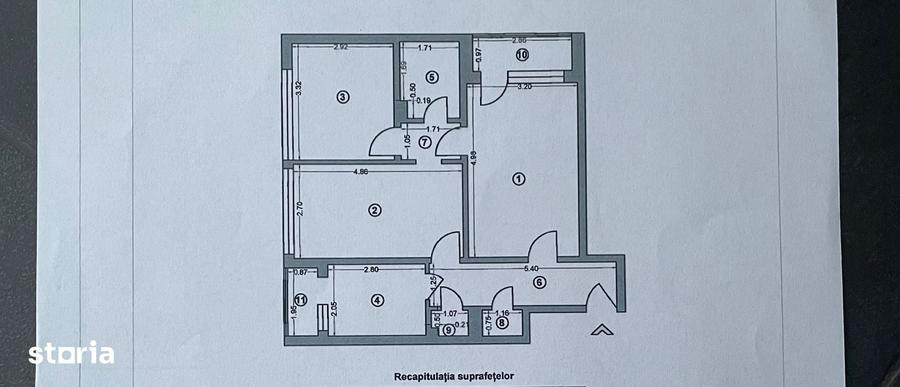 Apartament cu 3 camere, mobilat în Floreasca