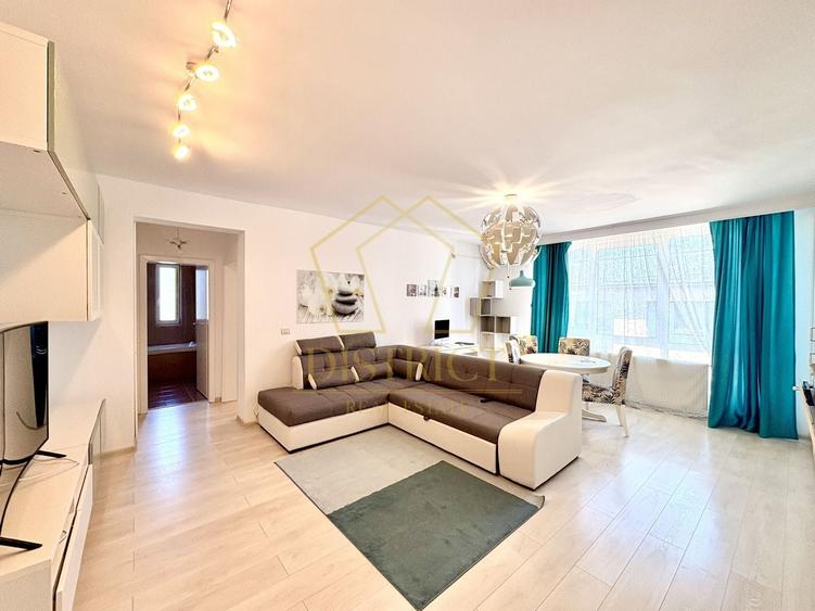 Apartament cu 2 camere semidecomandat, mobilat în Giroc
