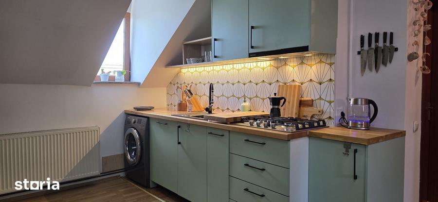 Apartament la mansarda, 2 camere decom, Gheorgheni, mobilat/utilat - 5