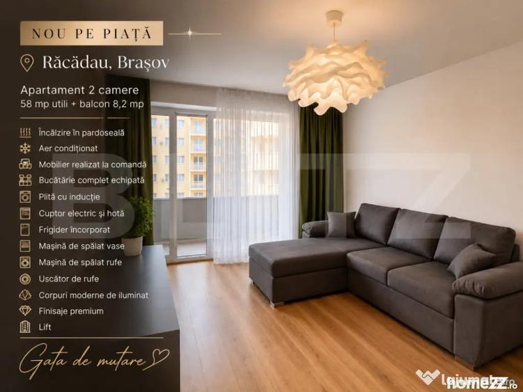 Apartament cu 2 camere decomandat în Răcădău