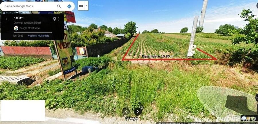 Teren de 2400 mp, în Chirnogi