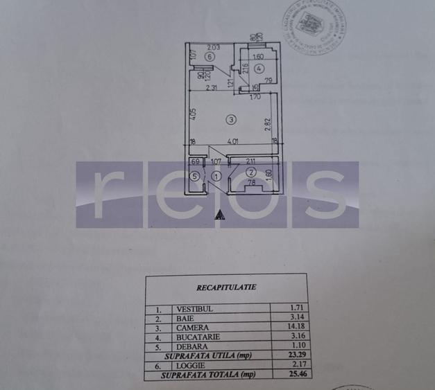Garsonieră decomandată, mobilată în Dristor