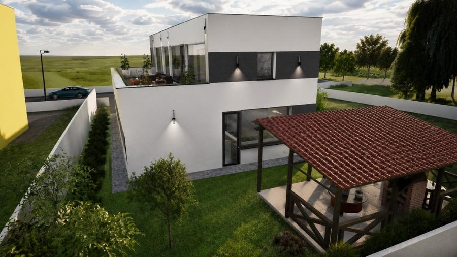 Casă individuală cu 4 camere cu Canalizare în Clinceni