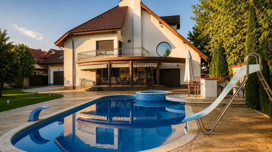 Casă individuală cu 12 camere cu Piscina în Iancu Nicolae