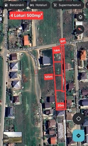 Teren Construcții intravilan de 1500 mp, în Domnești