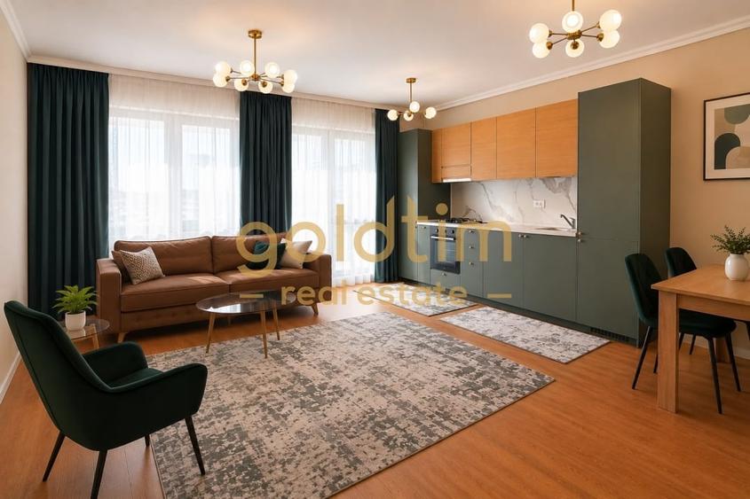 Apartament cu 2 camere decomandat, mobilat în Pipera