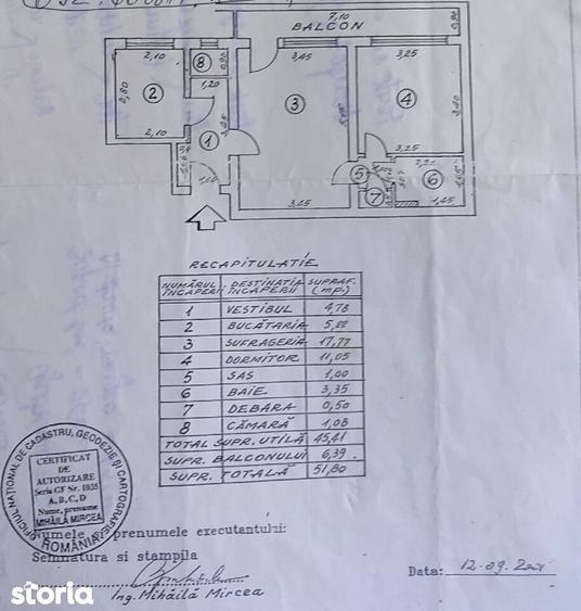 Apartament cu 2 camere semidecomandat, mobilat în Gara de Nord