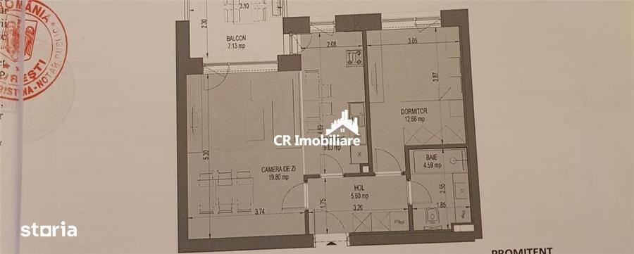 Apartament cu 2 camere decomandat în Aviației — fotografia 1