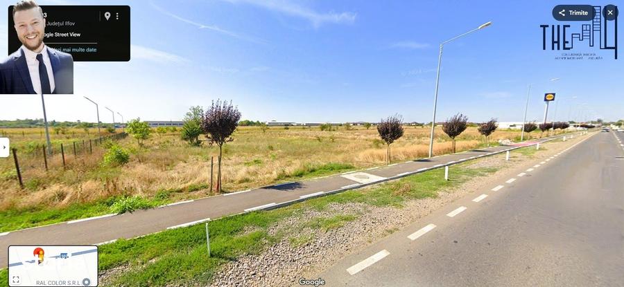 Teren de 2500 mp, în Brănești