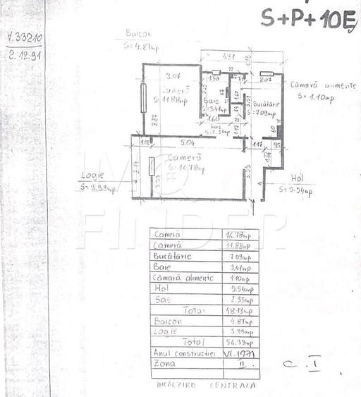 Apartament cu 2 camere decomandat, mobilat în Gheorgheni