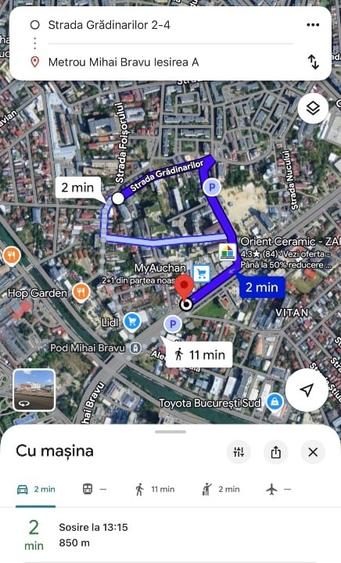 Apartament cu 2 camere decomandat, mobilat în Timpuri Noi