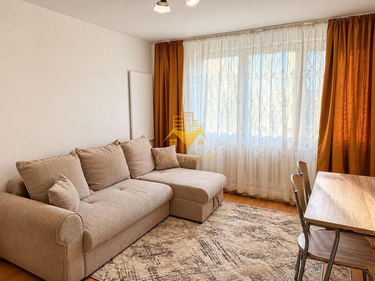 Apartament cu 2 camere semidecomandat, mobilat în Plopilor