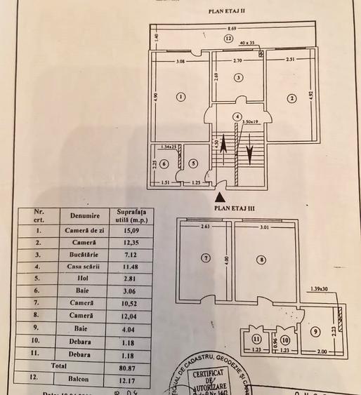 Apartament cu 4 camere decomandat în Central