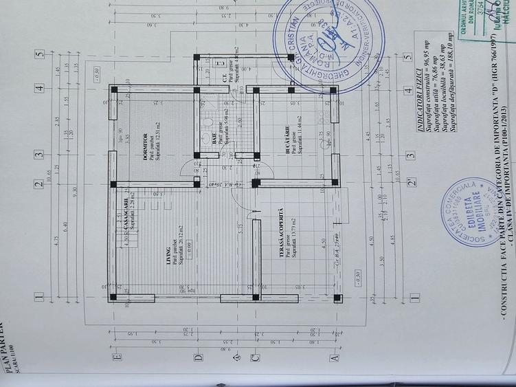 Casă cu 3 camere în Curături