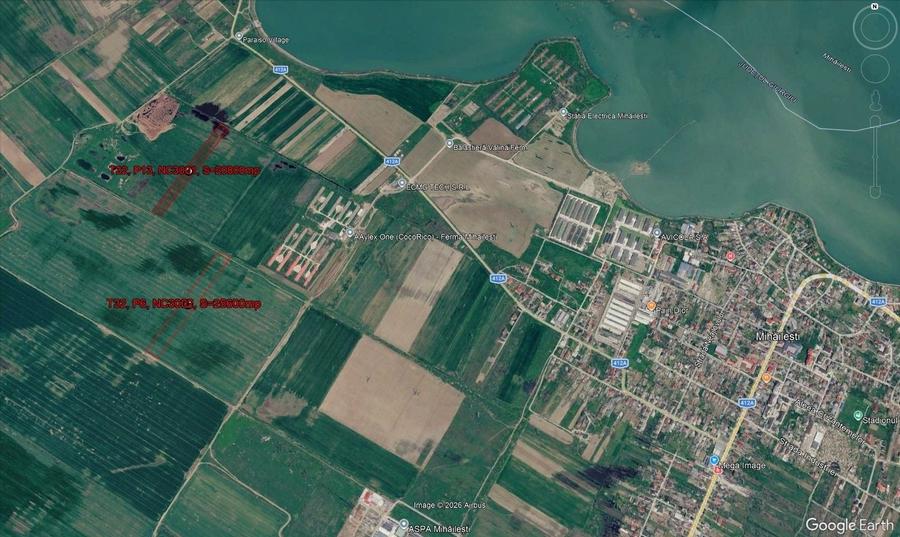 Teren agricol extravilan de 20800 mp, în Sud-Vest